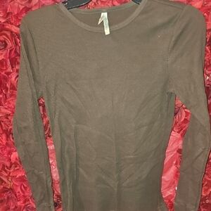 Color Story Kids Brown Long Sleeve Thermal Top Size Large